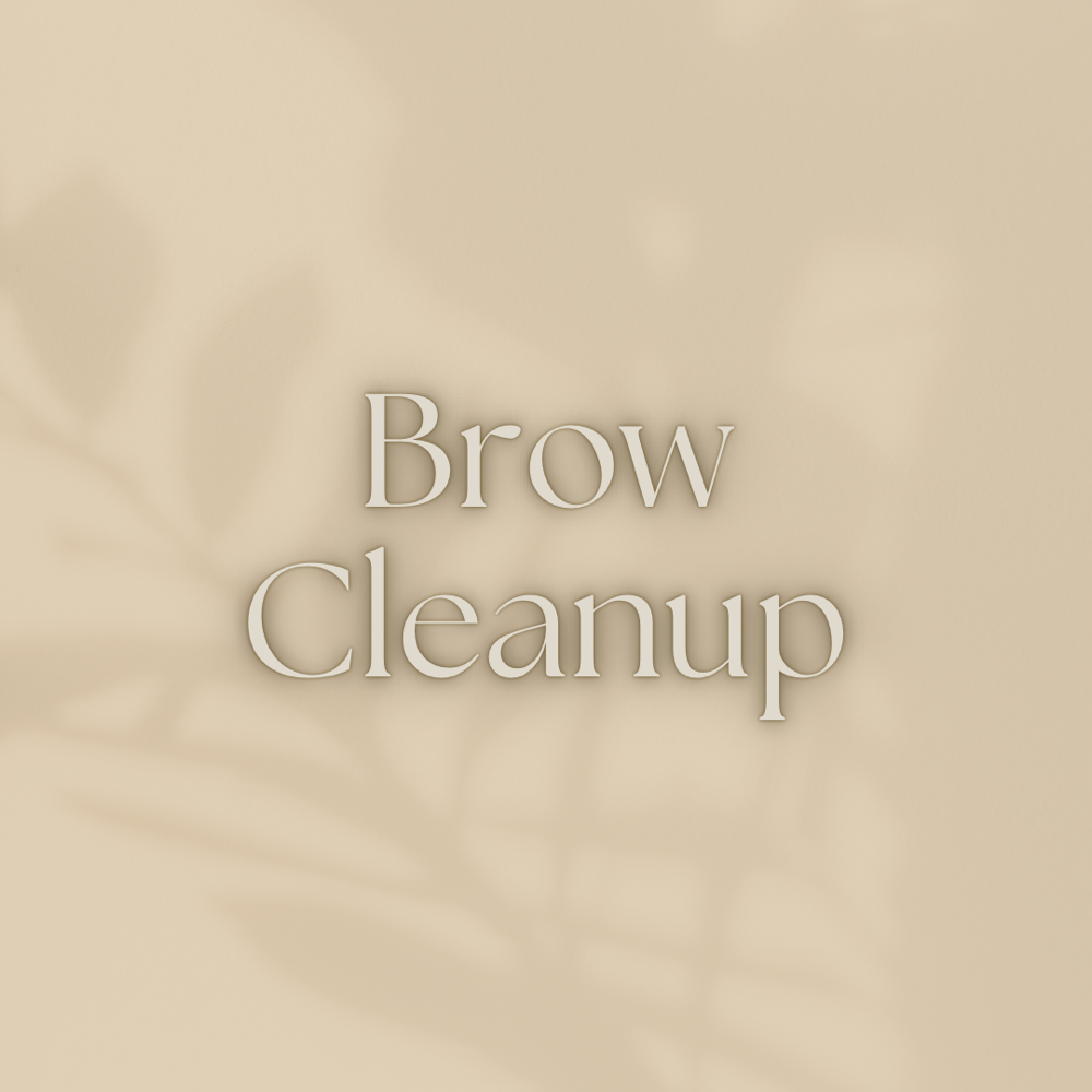 Brow Clean up