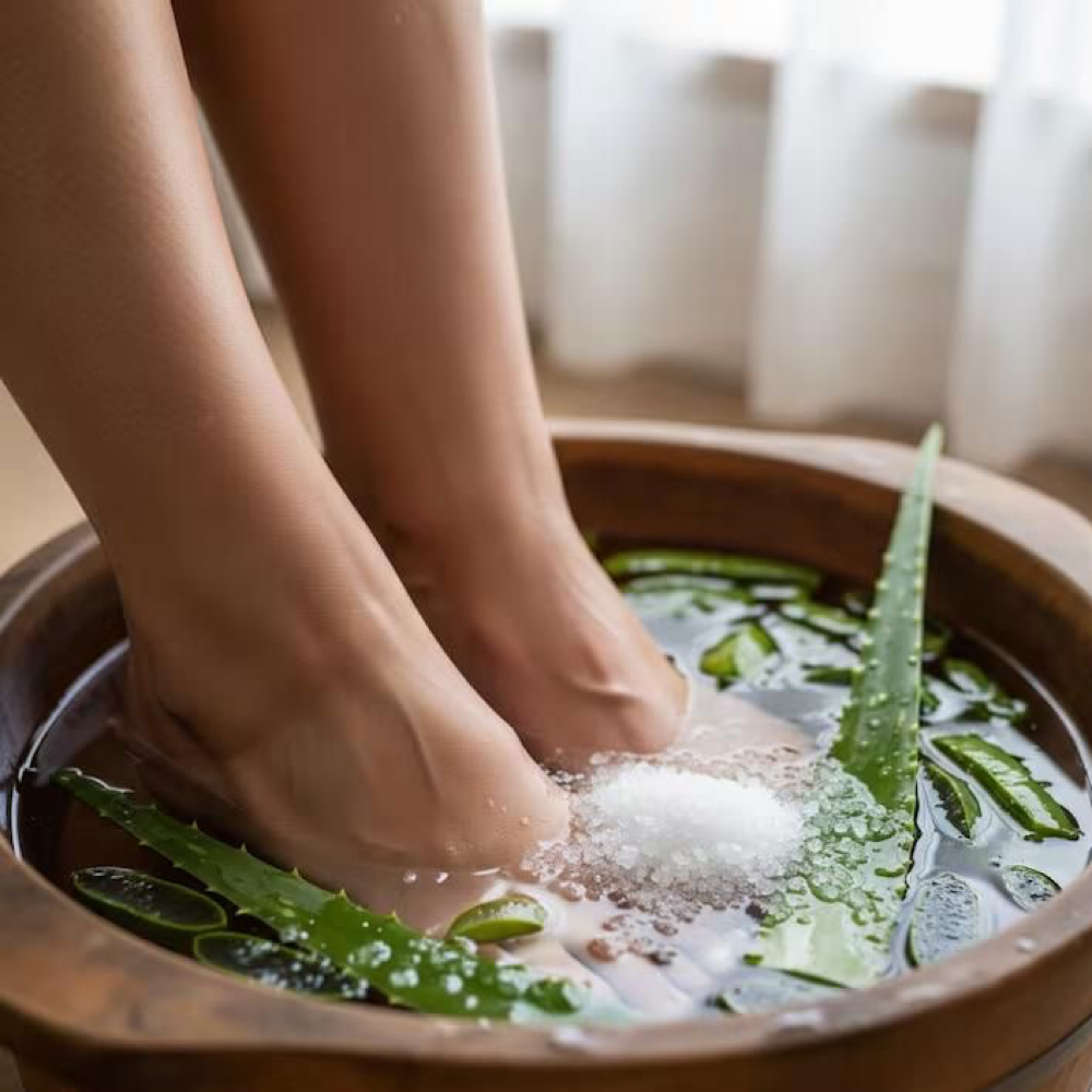 ALOE FOOT POLISHING
