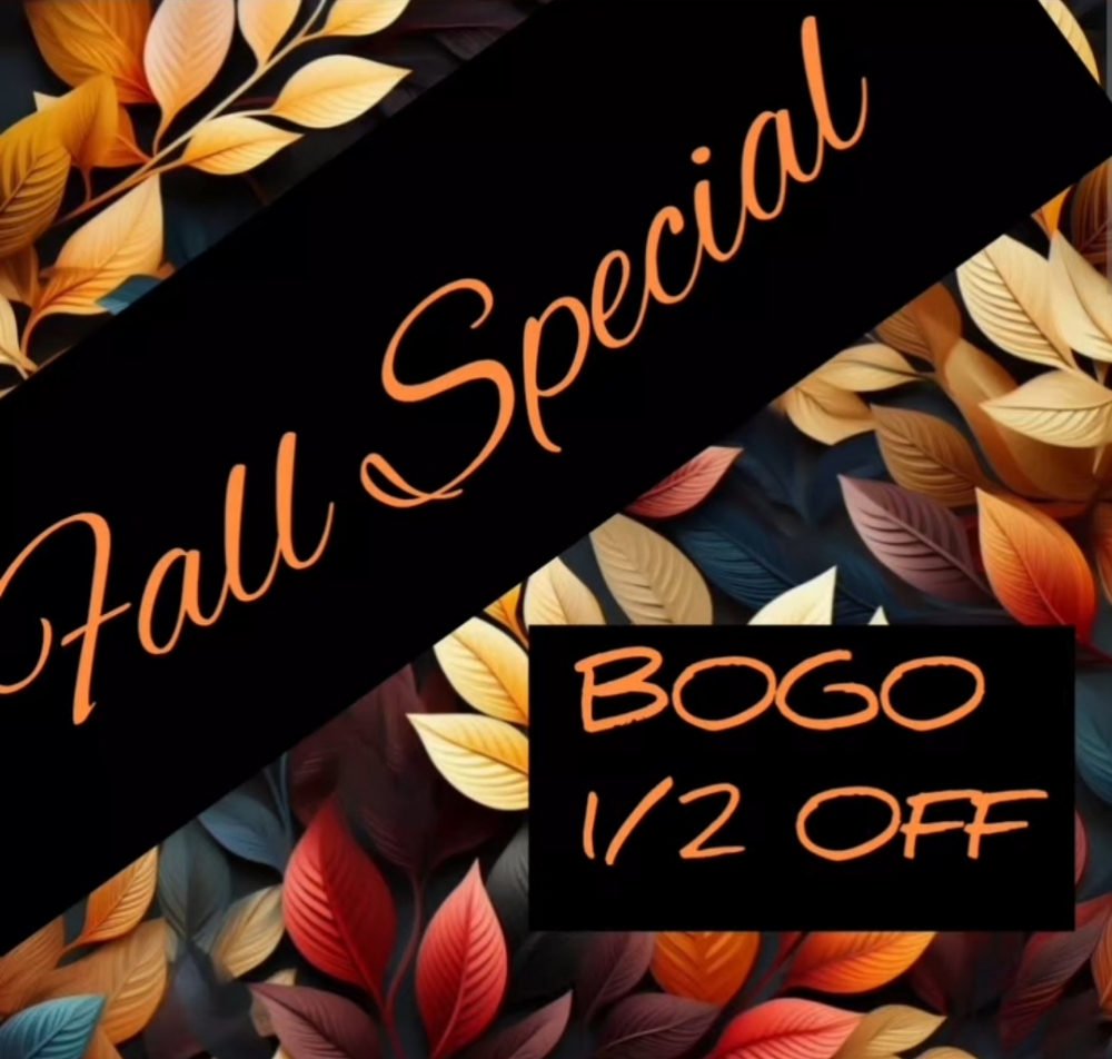 Sept BOGO 1/2 OFF