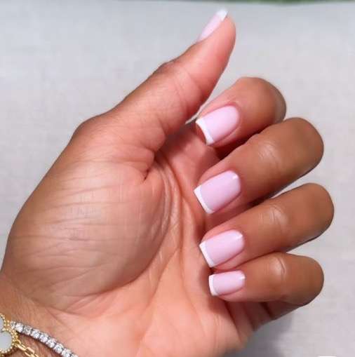 French Manicure Shellac