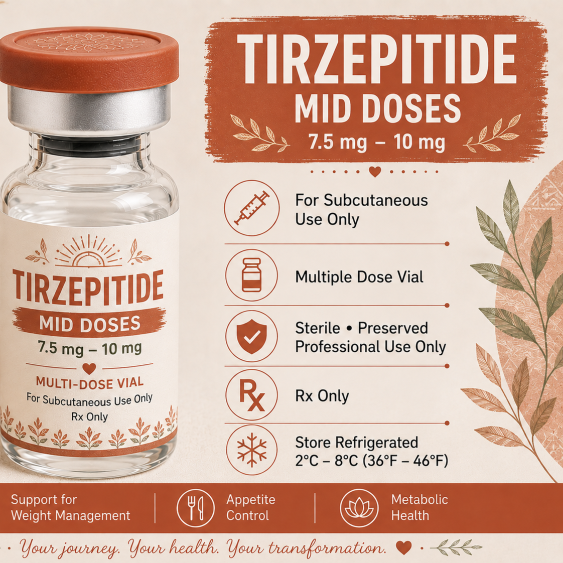 GLP 1/GIP : TIRZEPITIDE MID DOSES at Well Life Integrated Medical LLC in Okeechobee, FL