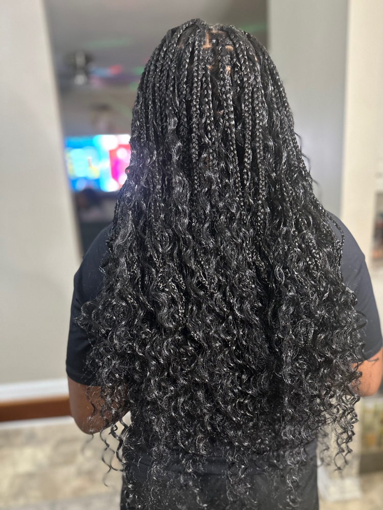 Small Medium Boho Knotless