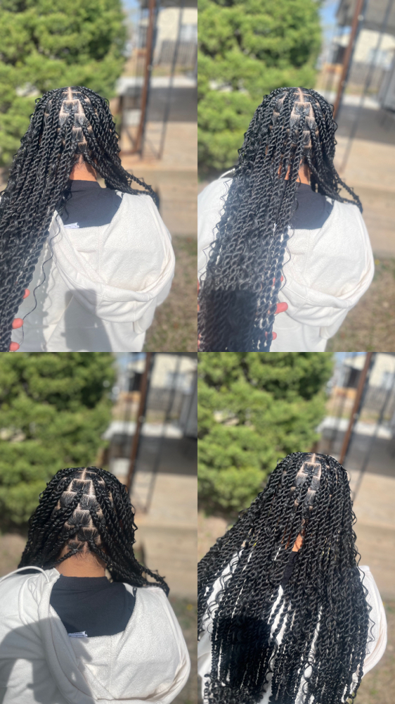 Medium island twist at BraidsByJinece in Wichita, KS