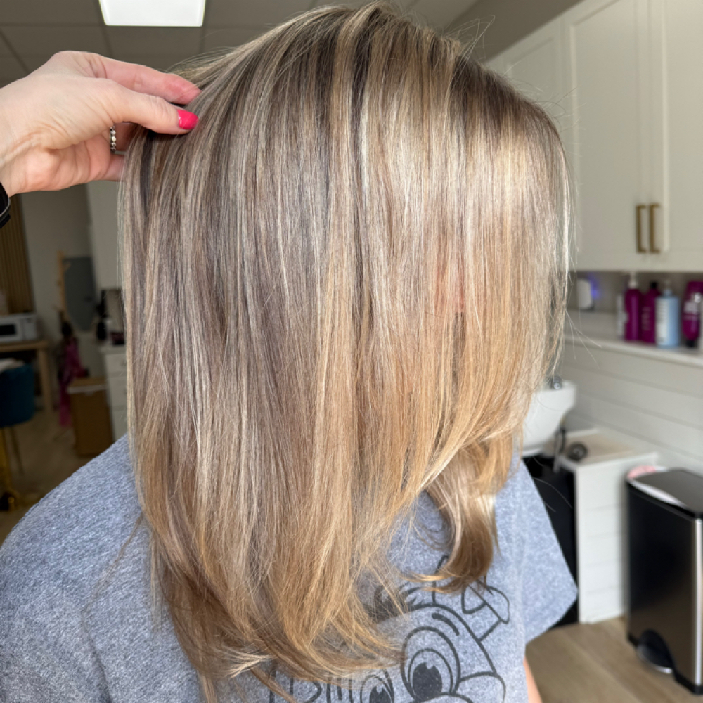 Partial Balayage at K & Co Studio in Fuquay Varina, NC