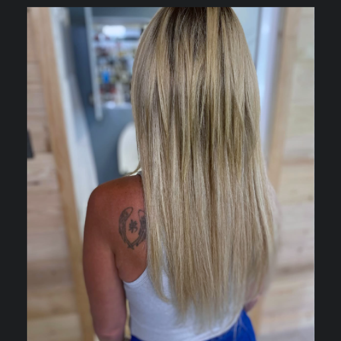 Extension install at Beaux Cheveux in Halifax, PA