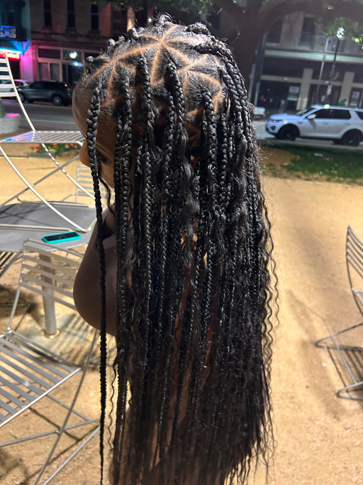 Medium boho knotless