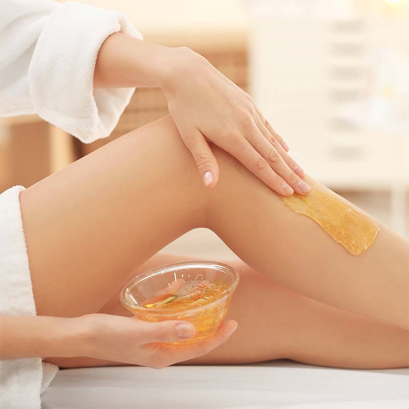 Lower Leg Sugaring