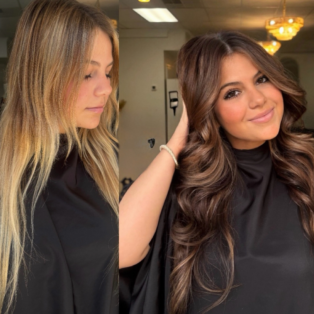 Gloss + Blowout at Salon Palomino in Edgewater, MD