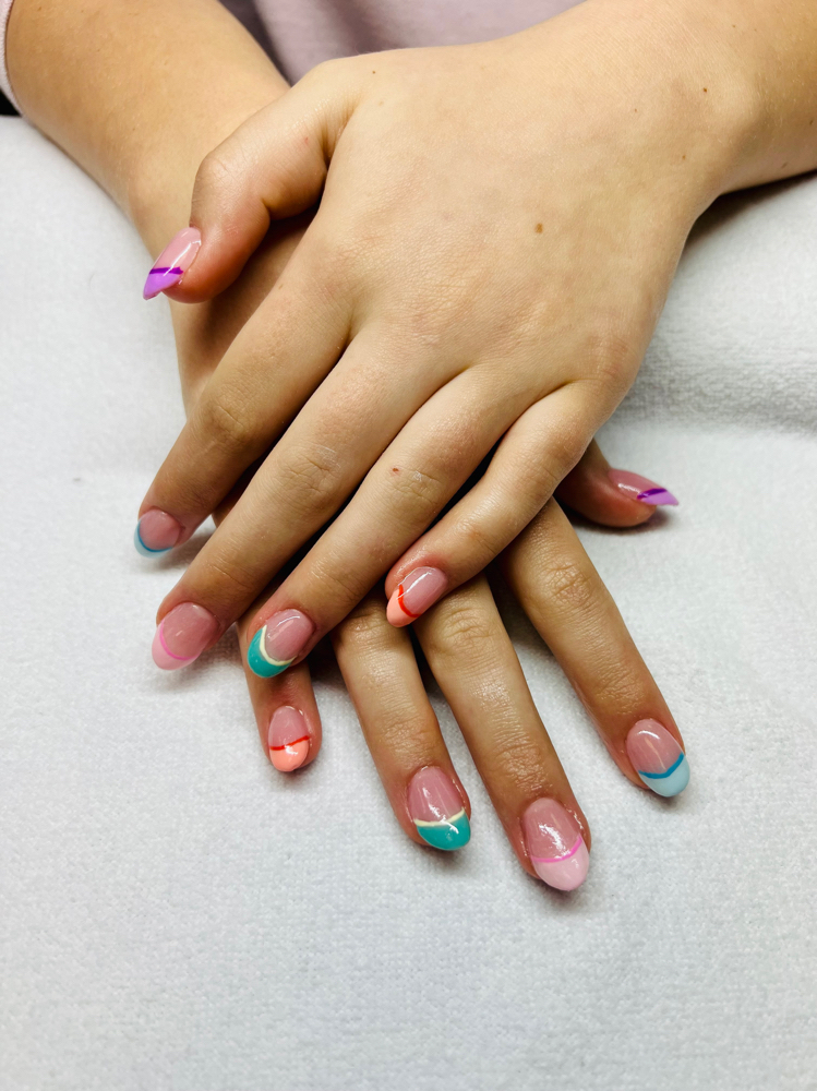 Gel Polish frenchies