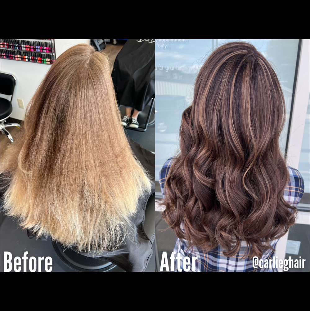 Highlights with All Over Color