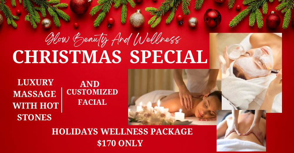 Massage and Facial 2H holiday wellness package