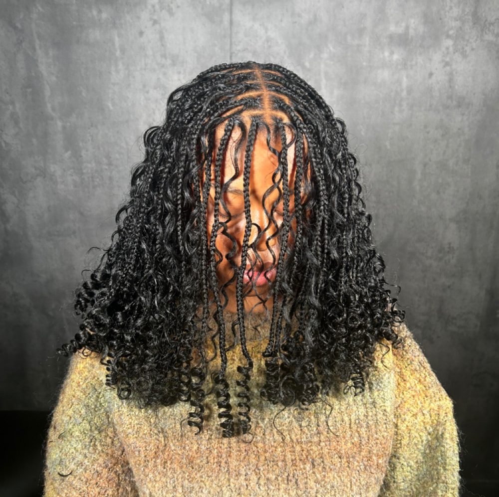 Small Bob Boho Braids at Coilz in Smyrna, GA