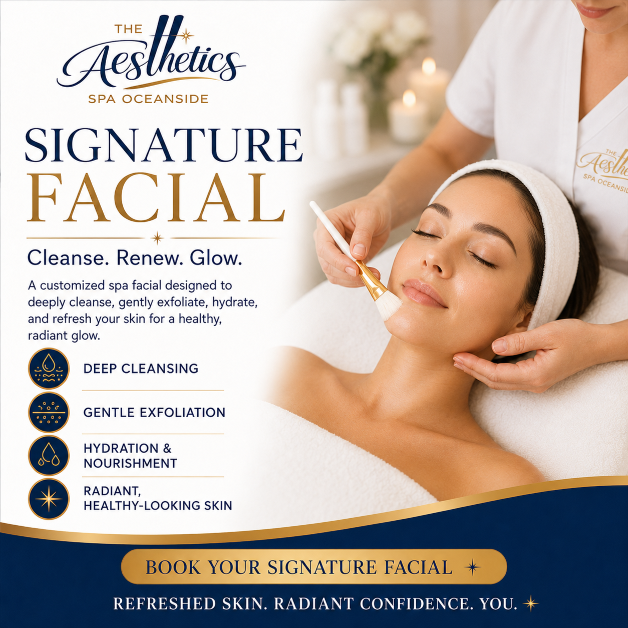 Signature Facial at The Aesthetics Spa in Oceanside, NY