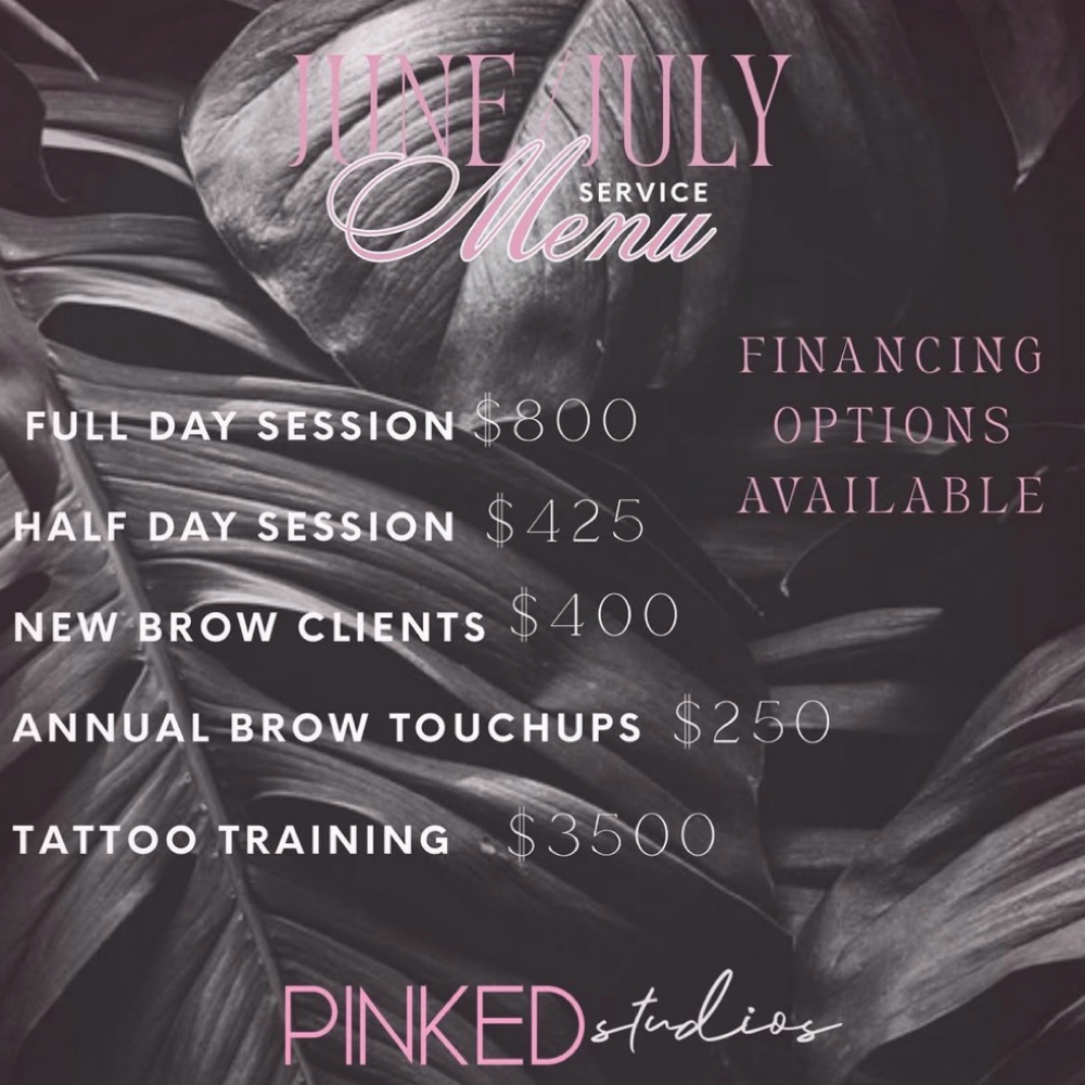 Pinked Studios "Pinki" at Velvet Muse Tattoo in Charlotte, NC