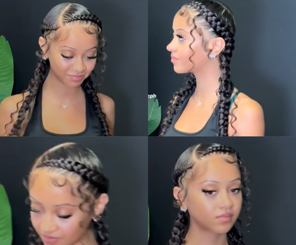 SIDE PART TWO FEED INS BOHO STYLE