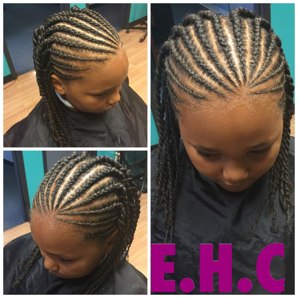 1/2 Braided Styles (Children)