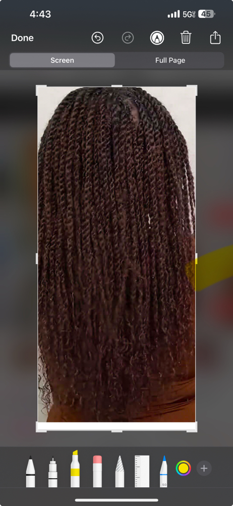 Small / Med kinky twist