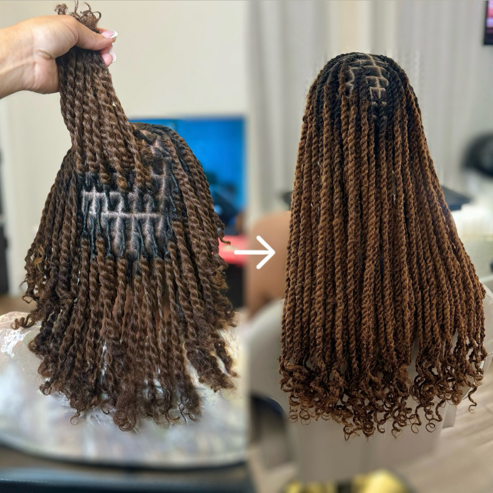 Temporary Loc Extensions at Tamia English in Phoenix, AZ