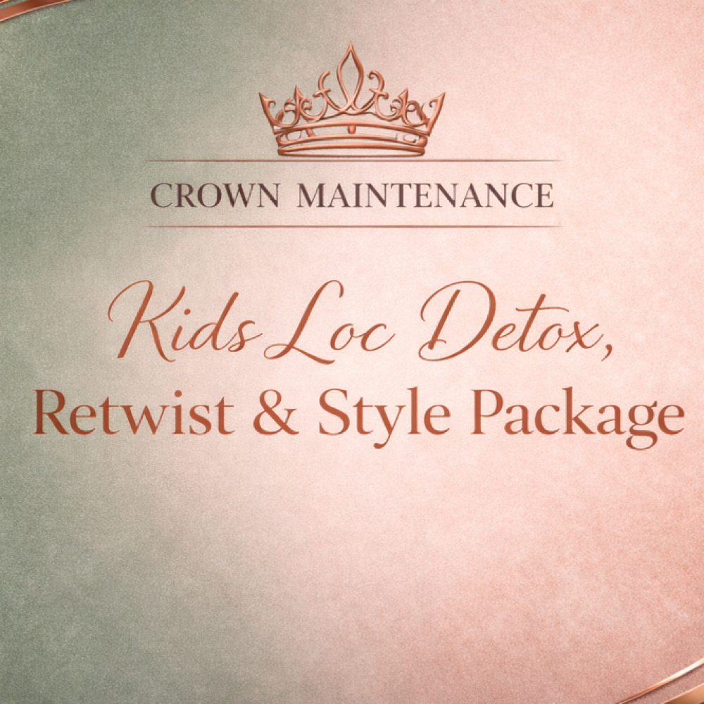 Kids Loc Detox, Retwist & Style at Crown Maintenance in Detroit, MI