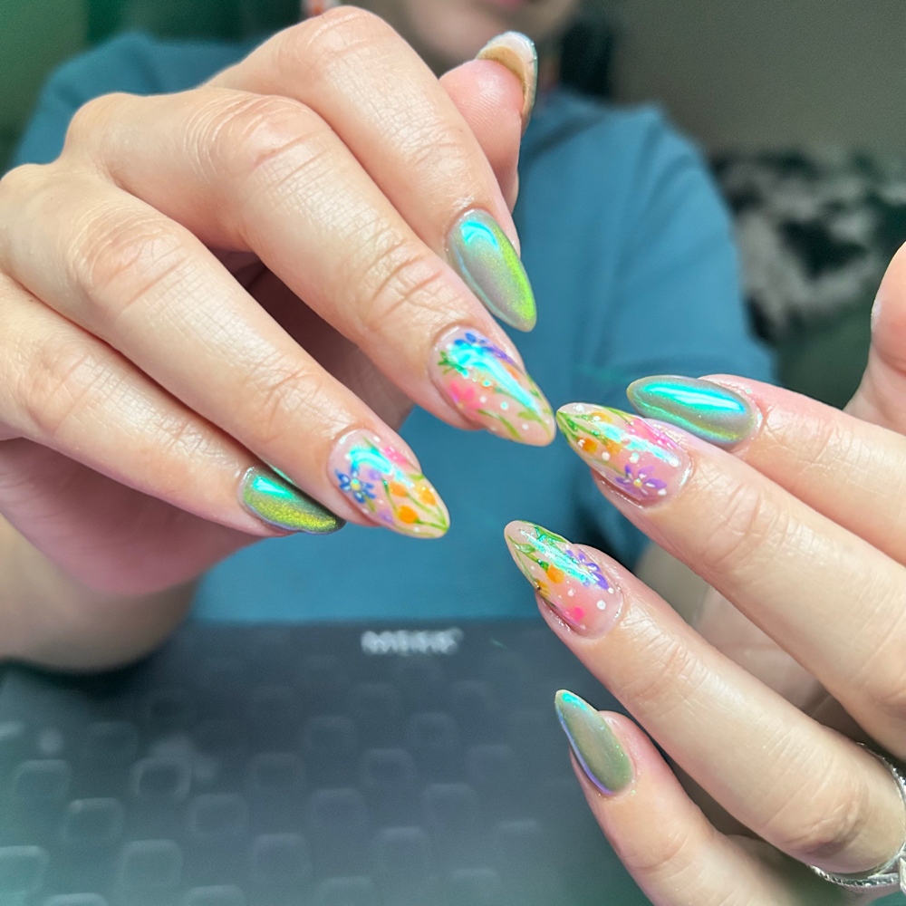 full set- acrylic or gel x - medium at Natural Beauty By Sefany LLC in Bartow, FL