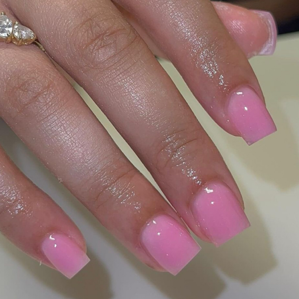 Acrylic Short at Hair Central Salon in Bellevue, NE