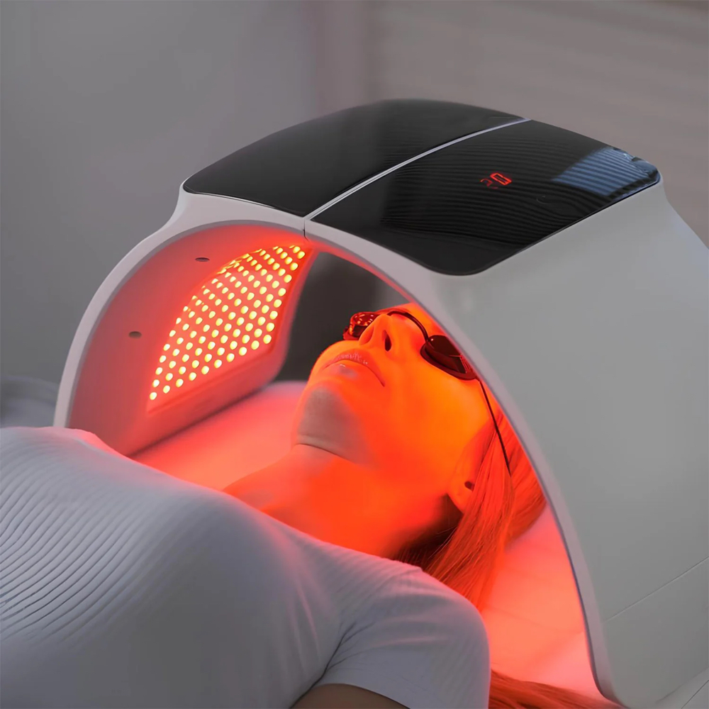 LED Light Therapy Treatment Session