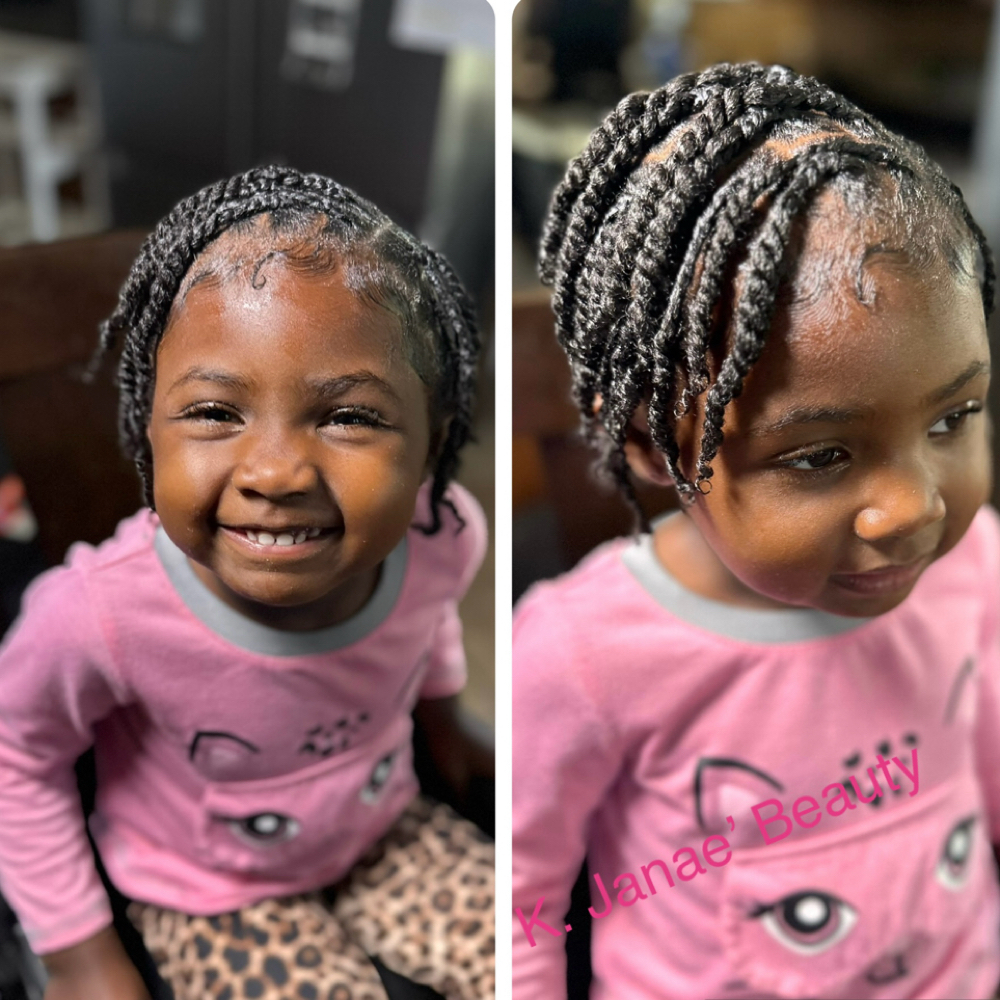 Kids Braids(Natural Hair Only 2-12)