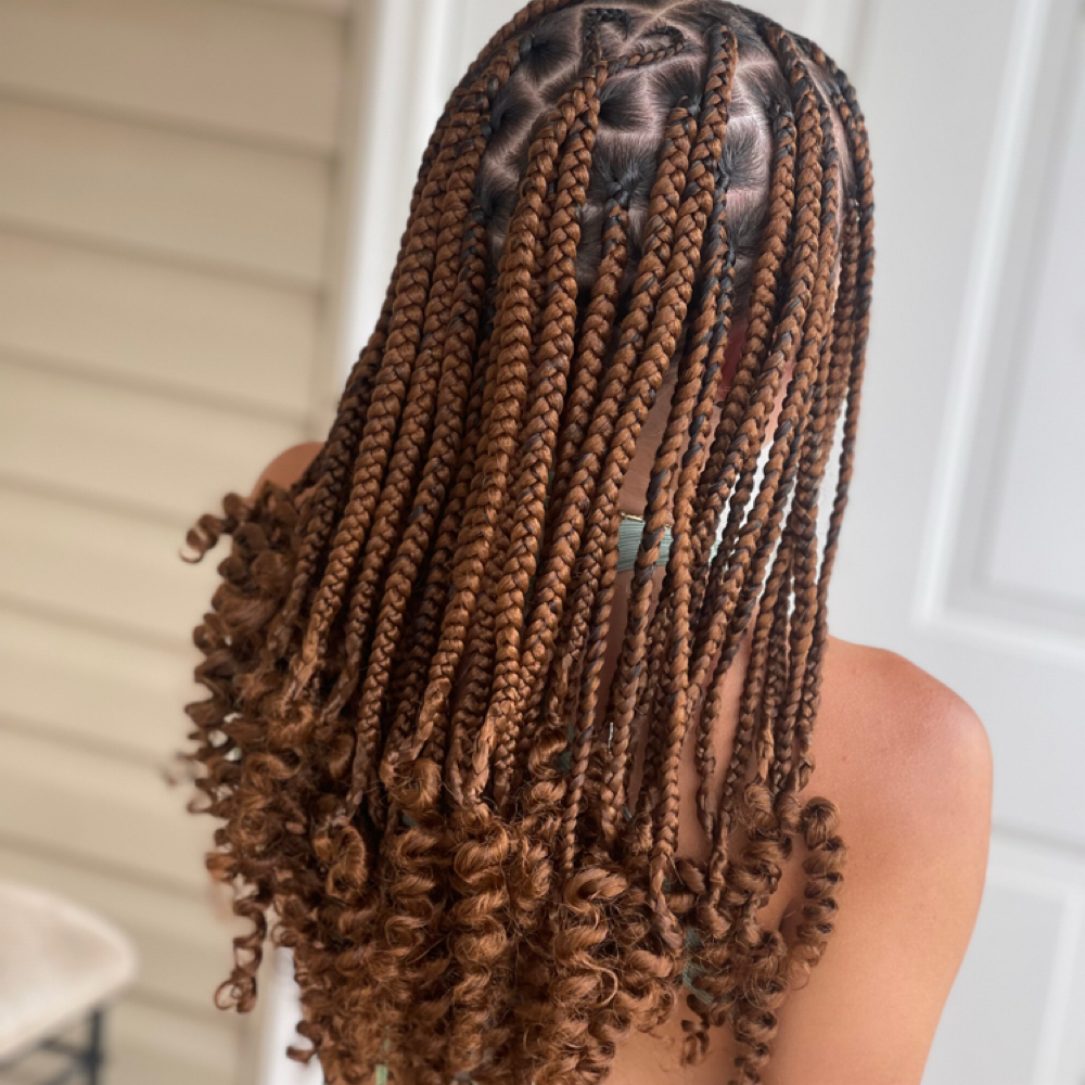 Knotless Braids at Kinetic Knots by Kesh in Spring Lake, NC