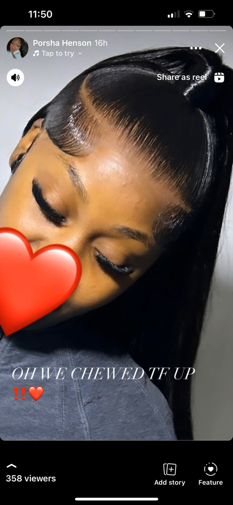 Half up Half Down Quickweave