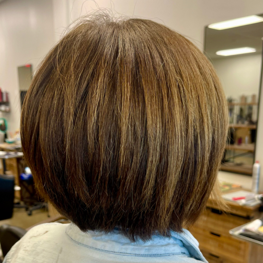 All-Over Color / Root Touch-Up at Studio 121 in Mooresville, IN
