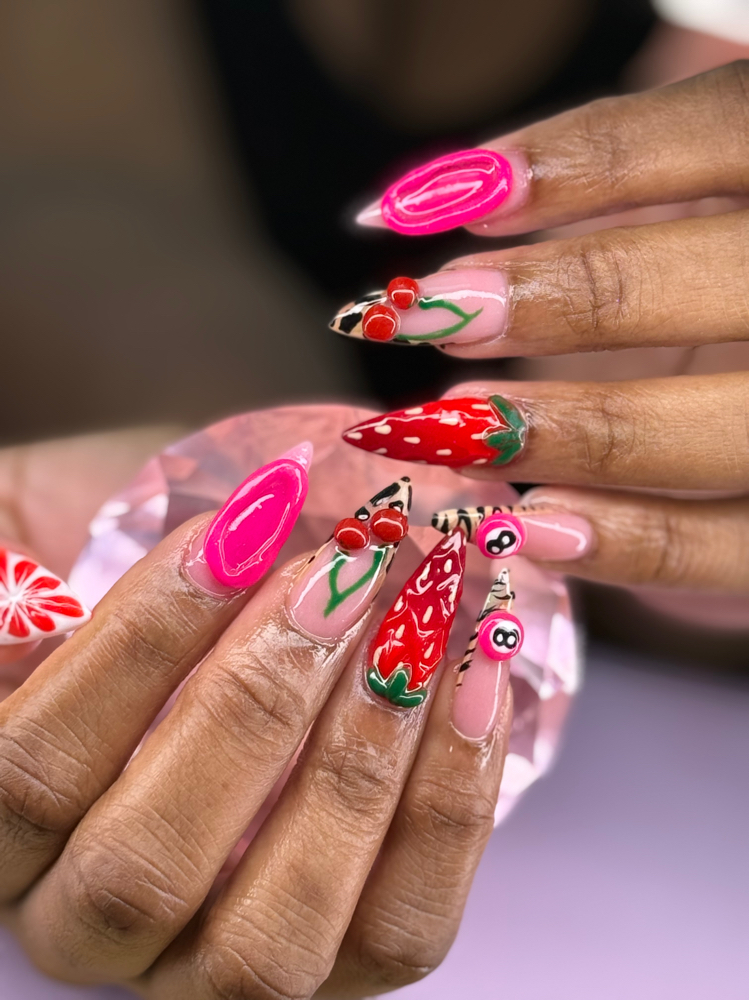 Freestyle sets at Nailed By Jess in Albany, GA