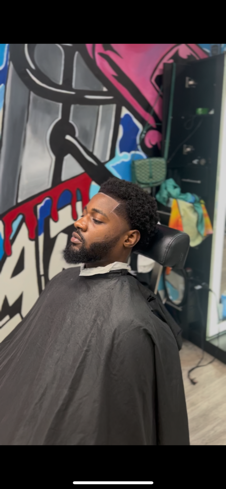 Mens Haircut With Beard