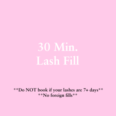 30 Min. Lash Fill at LASH LORD in Henderson, NV