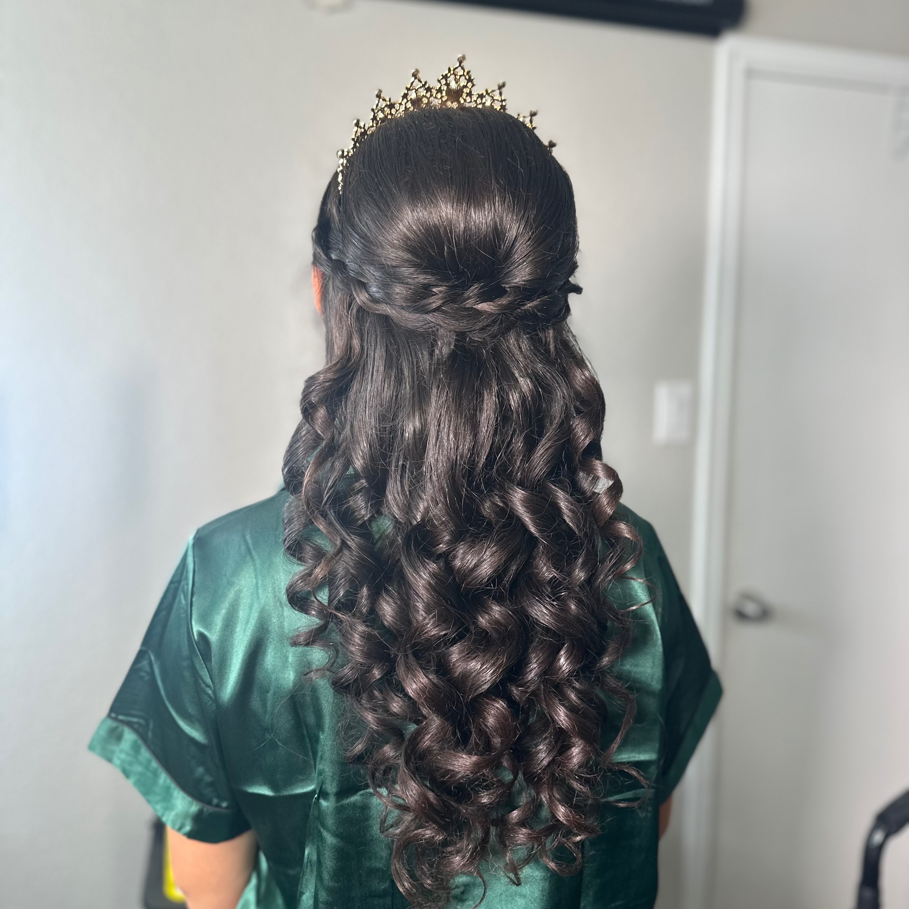 Quinceañera Hair at Gaby  L. MUA in Universal City, TX