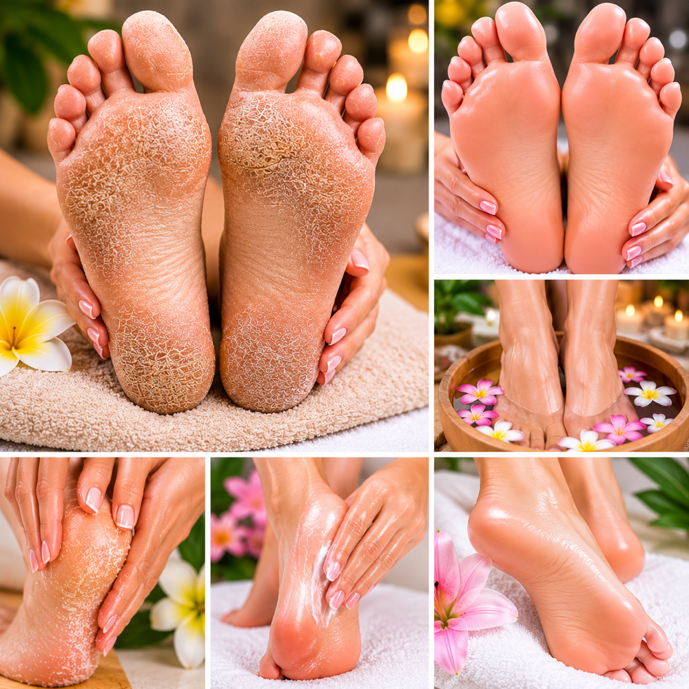 Extensive Callus Treatment at Venice Nails & Head Spa in Kyle, TX