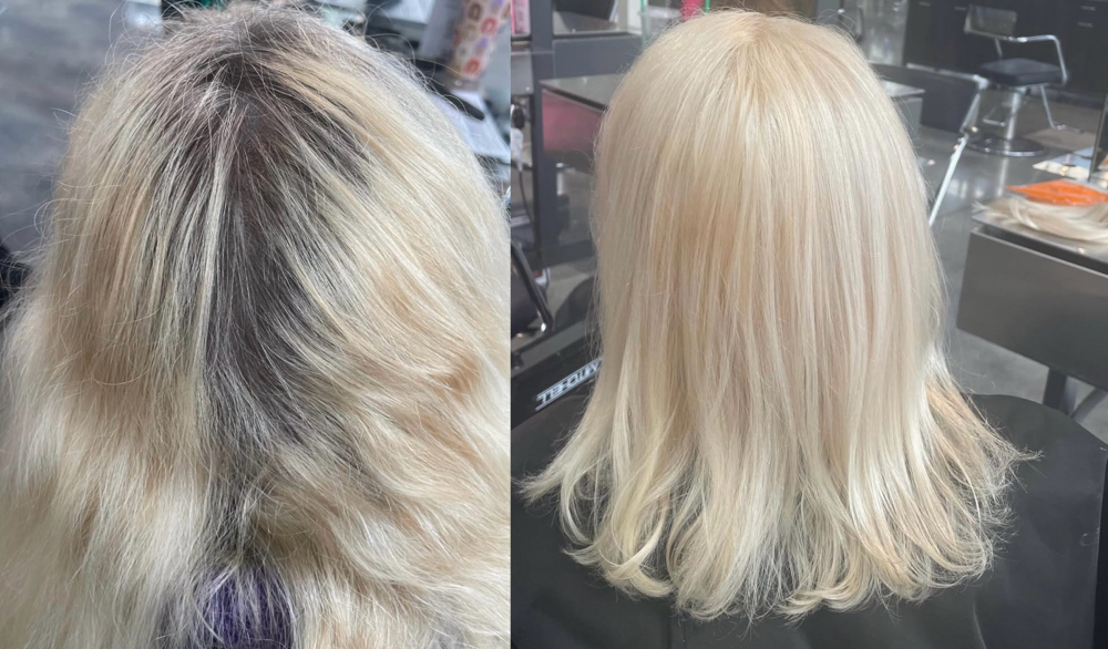 Root Touch Up W/ Lightener at Morgan The Stylist in San Antonio, TX