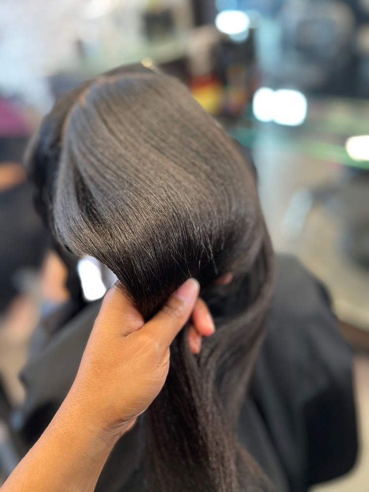 Relaxer Retouch & Style