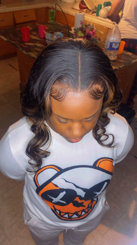 Lace frontal install Wig at Beauty4baeee in El Dorado, AR