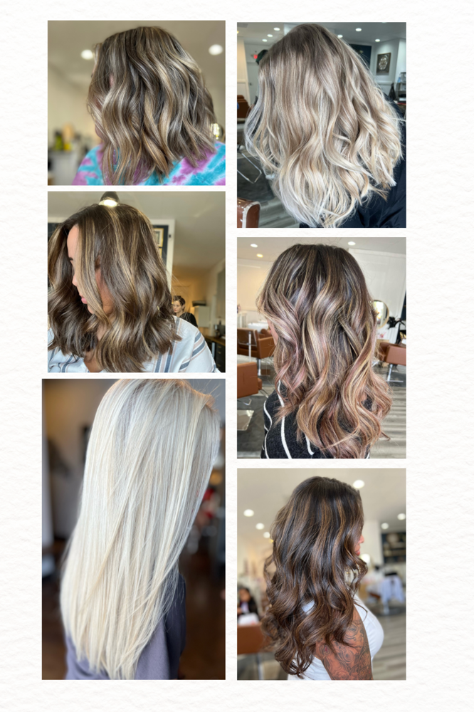 Balayage/Foilayage/Free hand paint