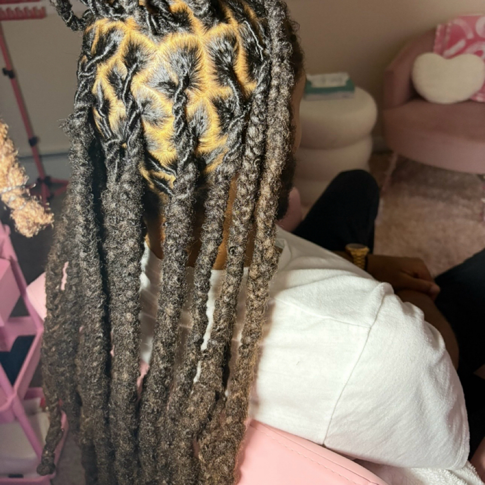 Reattachment Of 40 Dreads & Prep at Knot Your Average By Sno in Shawano, WI