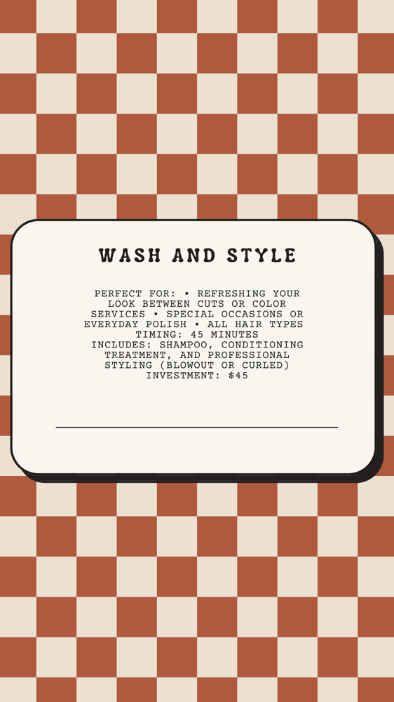 Wash And Style