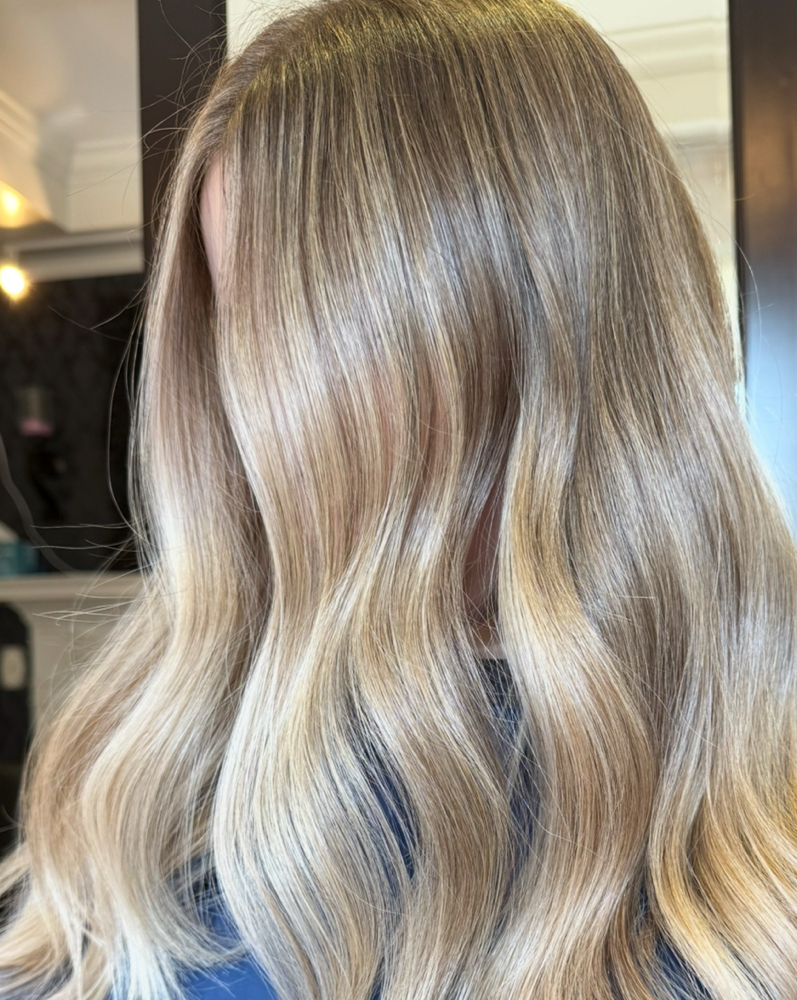 Blowdry W/curls at Hair Canvas Studio in Bristol, RI