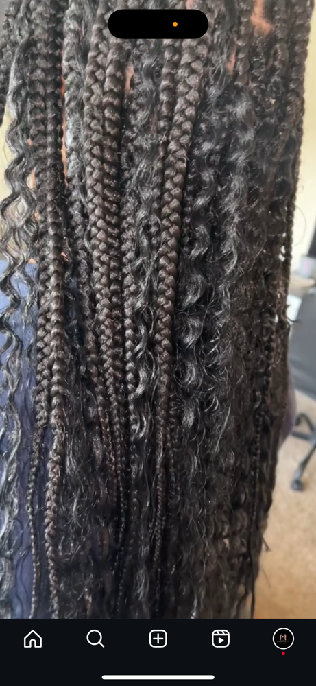 Smedium Boho Knotless