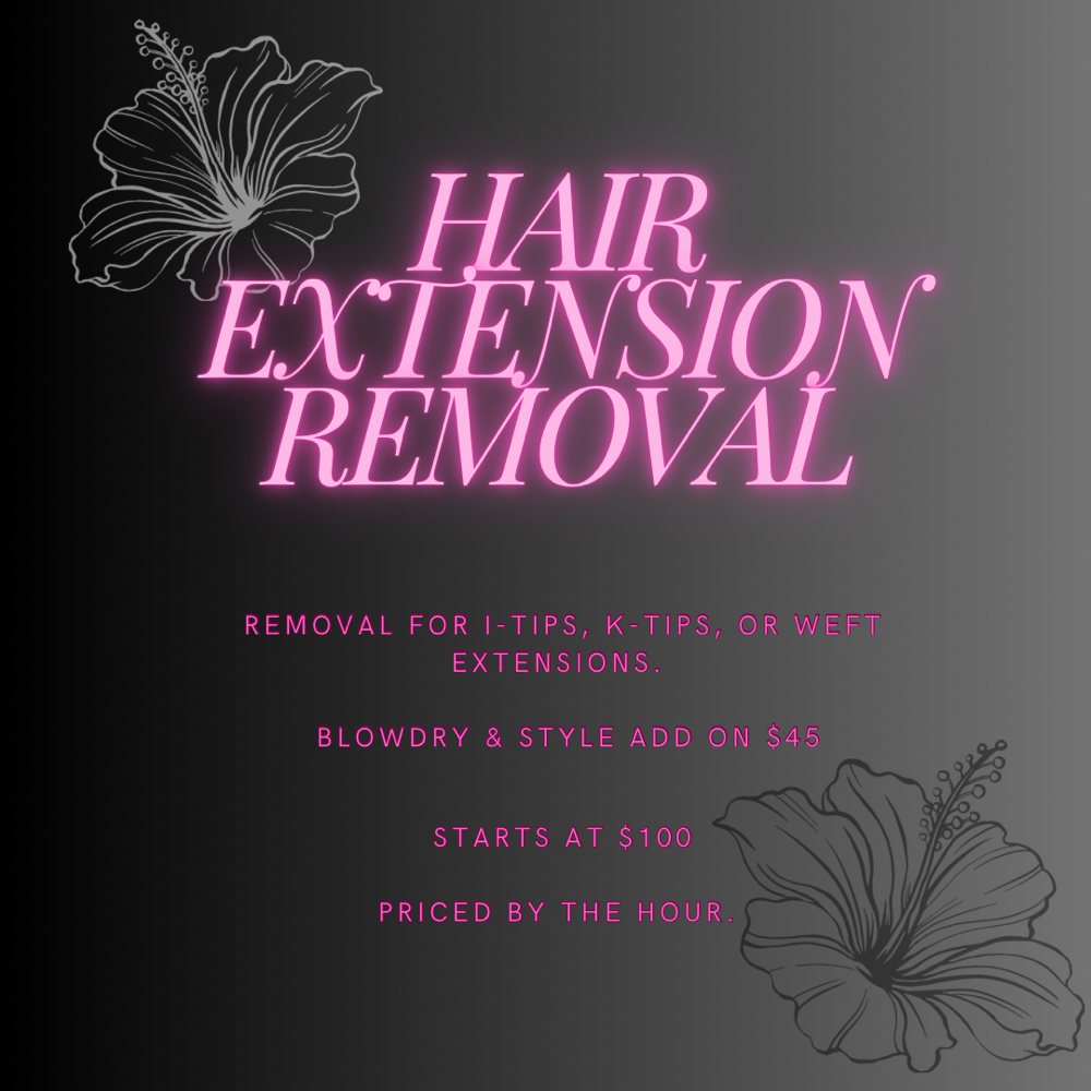 Hair Extension Removal