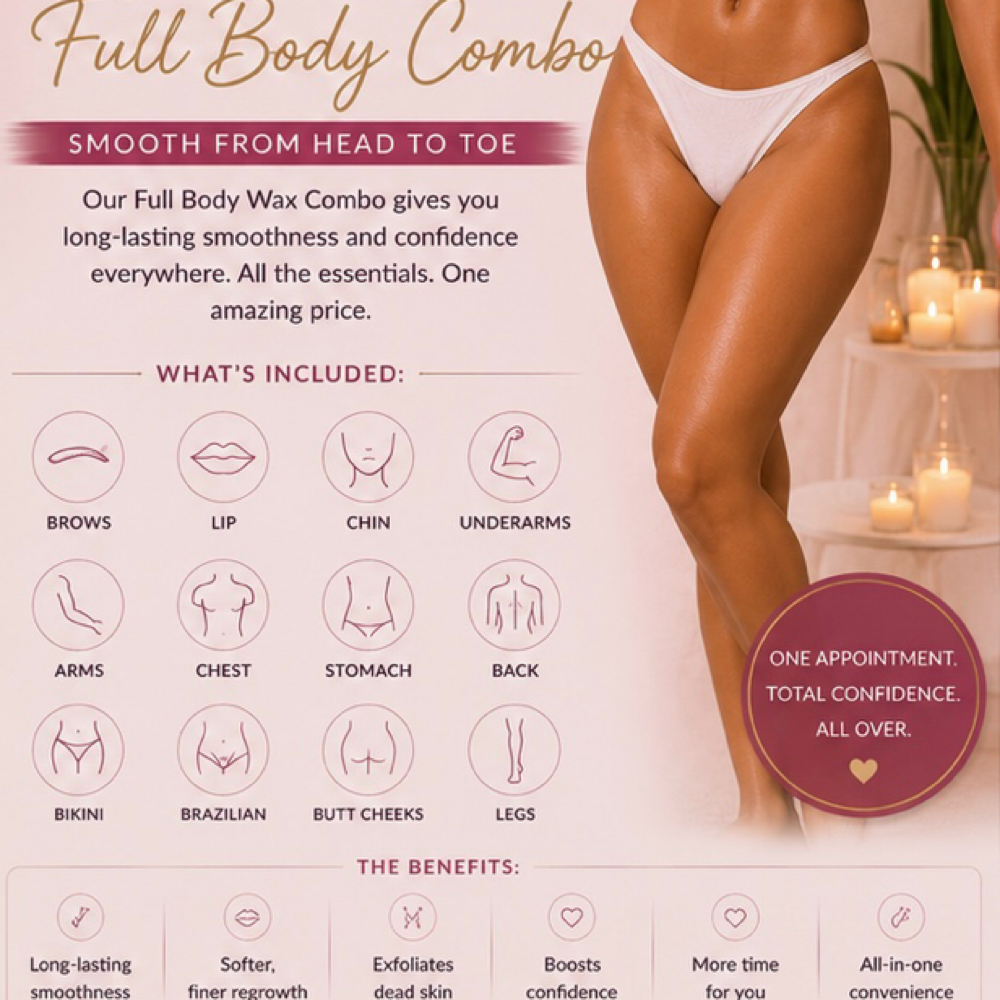 Wax Full Body Combo at Quiet Beauty Esthetics By Tamika in Columbia, SC