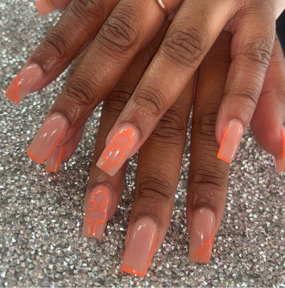 Simple Lux Nail Art at Opulence Nail Studio in Richardson, TX