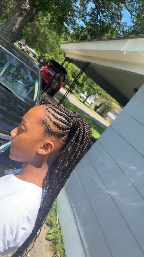 Kid Feedin Ponytails