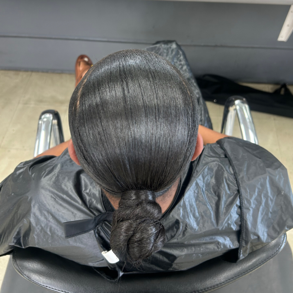 Slick Back Bun at ApplesTouchh in Laurel, MD