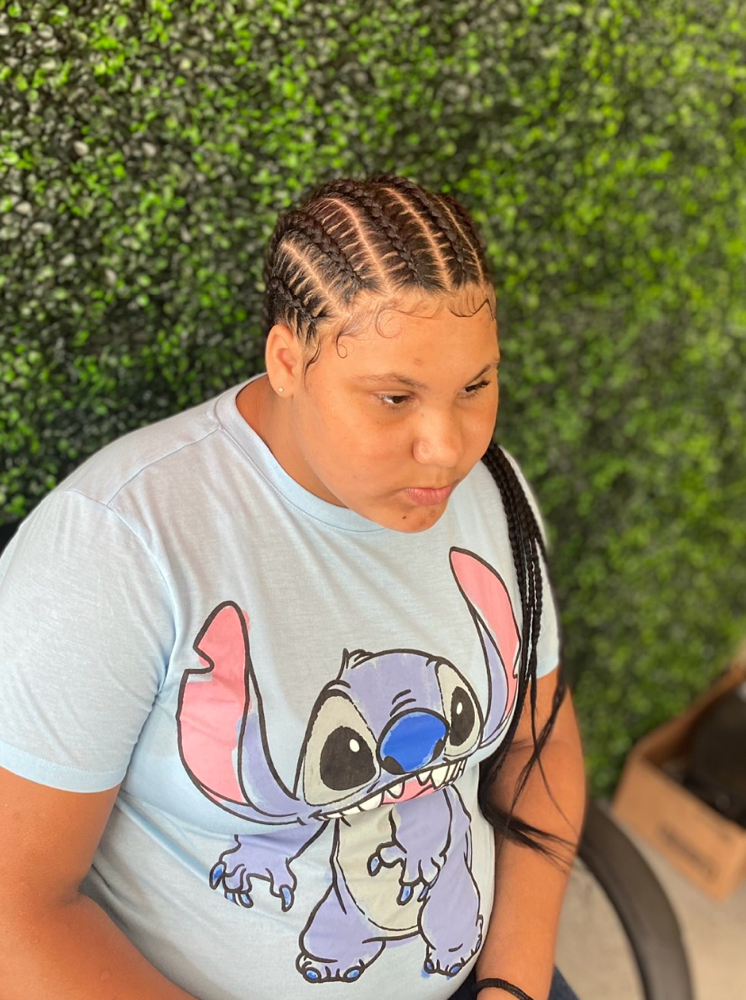 6 Stitch /Feed In Braids
