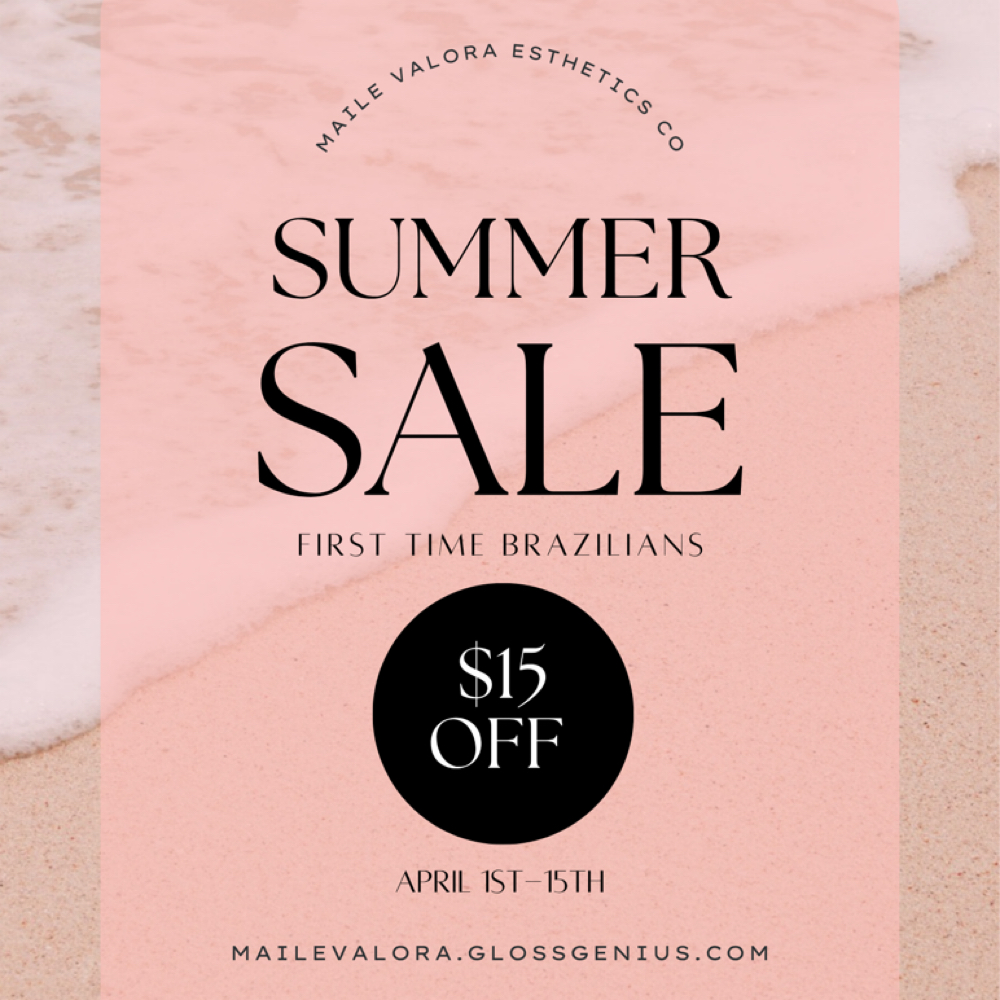 *Summer Special Brazilian Wax* at Maile Valora Esthetics Co. in Spring Hill, TN